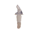 Thumbnail image #1 for Thunder Group PLPR200M 2 oz Plastic Liquor Pourer, Collarless, Clear Spout Case of 25