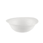 Thumbnail image #1 for CAC China Bahamas BHM-B9 Asian Soup Bowl, 27.5 oz, 9 in, Round Embossed Porcelain, Bone White Case of 2 Dozen