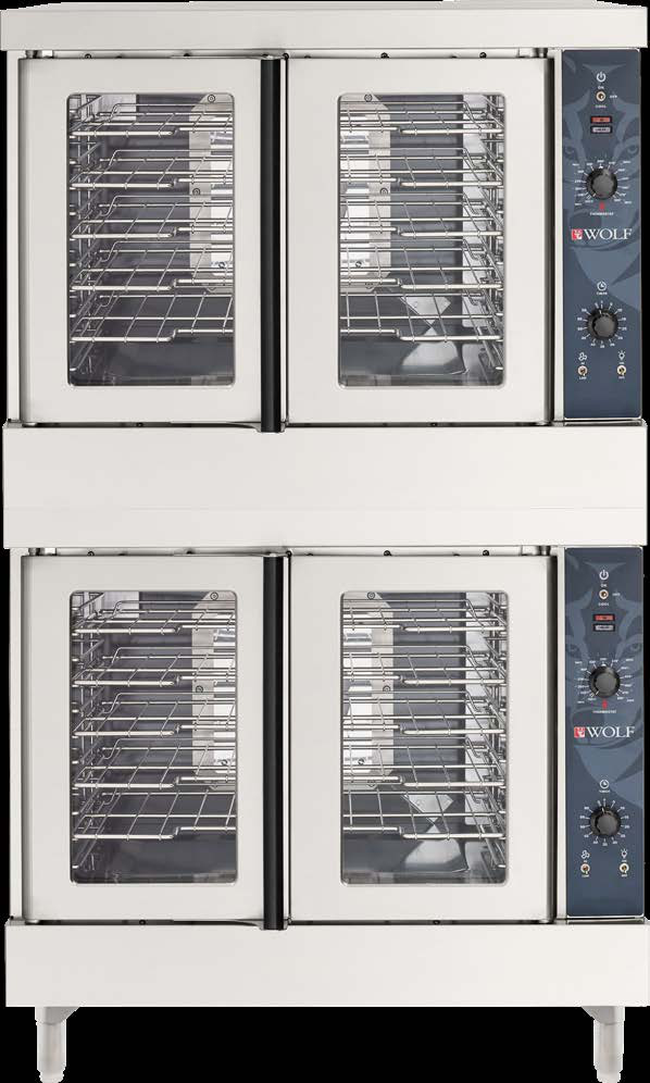 Product image #5 for Wolf WC44ED Double-Deck Full-Size Standard Depth Electric Convection Oven with Solid State Controls