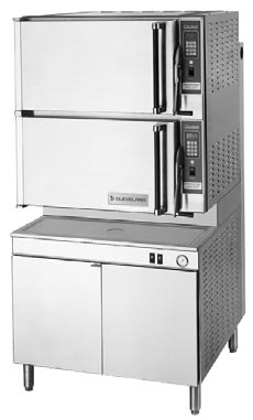 Product image #5 for Cleveland Range Classic ConvectionPro XVII Gas Commercial Steamer, 2-Compartment, 36-Inch Cabinet Base