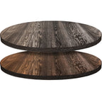 Thumbnail image #2 for Oak Street CDP36R Round Oak Table Top, 36" Diameter, 2" Thick, Charred Darkwash Stain