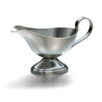 Thumbnail image #1 for Steelite International Walco, Soprano WLOU315 18/10 Stainless Steel Sauce Boat, 15 oz, Mirror Finish