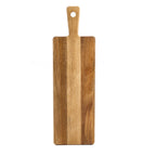 Thumbnail image #1 for TableCraft Products Acacia 11292 Rectangular Wood Serving Board with Handle, 20" x 6" x 5/8" Case of 8