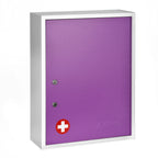 Thumbnail image #1 for Alpine Industries ADI999-04-PUR Medical Security Cabinet, 16"W x 6"D x 21"H, Dual Lock, Surface Mount, Purple