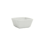 Thumbnail image #1 for Tuxton China Santorini GSP-750 Square Porcelain Ramekin, 3 oz., White, 3" x 3" x 1-1/2"H Case of 2 Dozen