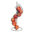 Thumbnail image #2 for TableCraft Products Meranda FSP1507 Chrome-Plated Metal Vertical Spiral Fruit Basket, 9 x 9 x 18-1/2 in. Case of 6