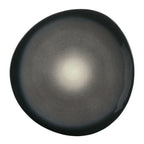 Thumbnail image #1 for Reserve by Libbey - Obsidian PEB-5-O Porcelain Plate, 8-3/8", Organic Free-Form Shape, High-Gloss Finish
