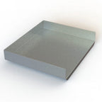 Thumbnail image #1 for AERO Manufacturing 4D-2124 Detachable Stainless Steel Drainboard, 24"W x 21"D, 16 Gauge, 430 Series, 3" Splash on 3 Sides