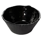 Thumbnail image #1 for G.E.T. Sustain 15003346001 Round Melamine Bowl, 40 oz., 7-1/4" Diameter x 3-3/4"H, Black Case of 6