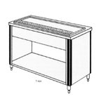 Thumbnail image #1 for Caddy T-604 Double-Service Stainless Steel Urn Stand with Drop-In Top, Pitched Trough, Drain Valve, Adjustable Legs & Non-Splash Drainer Plate