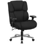 Thumbnail image #1 for Flash Furniture Hercules GO-2149-GG Big & Tall Executive Swivel Office Chair, 44–48 in Adjustable Height, Padded Arms, Casters
