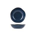 Thumbnail image #1 for Tuxton China Artisan GAN-060 Free-Form Ceramic Fruit Dish, Night Sky, 5-1/2 oz., 4-3/4"W x 1-1/4"H Case of 2 Dozen