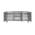 Thumbnail image #8 for 72-Inch Three-Section Undercounter Reach-In Refrigerator with Solid Stainless Steel Doors