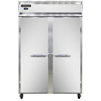 Thumbnail image #1 for Continental Refrigerator 2RSN Two-Section Reach-In Refrigerator, Solid Full-Height Hinged Doors, Top-Mount Self-Contained, ENERGY STAR