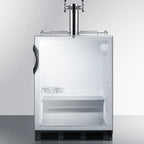 Thumbnail image #6 for Summit Commercial SBC56GBIADA ADA Undercounter Dual-Tap Beer Dispenser, Glass Door, Holds Two 1/6-Barrel Kegs