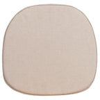 Thumbnail image #1 for Flash Furniture XA-X-CUSH-GG Burlap Seat Cushion for Cross Back Barstool, 15-3/4"W x 15-1/4"D x 1" Thick