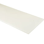 Thumbnail image #1 for AllPoints Foodservice Parts & Supplies 1481067 Polyethylene Cutting Board, White, 72" x 11-3/4", 1/2" Thick