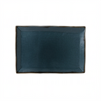 Thumbnail image #1 for Cardinal Harvest Blue By Dudson HBL01 Rectangular Vitrified Ceramic Tray, 13.25 x 9 in Case of 6