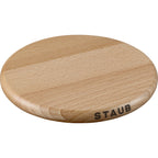 Thumbnail image #2 for Zwilling J.A. Henckels Staub® 1004526 Round Magnetic Wood Trivet, 11-3/4"