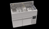 Thumbnail image #5 for Krowne MoveWell 48-Inch Adaptive Station Bin with Ultra-Low-Profile Refrigerated Base