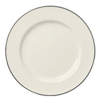 Thumbnail image #1 for Steelite International HL Ivory HL20463927 8-1/4" Round China Plate, Rolled Edge, Slate Line Case of 3 Dozen