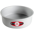 Thumbnail image #1 for JB Prince FATDAD M458 93 9-Inch Round Cake Pan, 3-Inch Deep, Removable Bottom, Anodized Aluminum