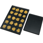 Thumbnail image #1 for Matfer Bourgeat Exal 310213 Embossed Aluminum Non-Stick Oven Sheet, 20-3/4" x 12-3/4"