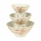 Thumbnail image #1 for Thunder Group Gold Orchid 5705 Round Melamine Rice Bowl, 11 oz, 4-3/4 in Diameter Case of 5 Dozen
