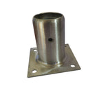 Thumbnail image #2 for NBR Equipment LS-SP Stainless Steel Leg Socket/Gusset, 1-5/8" Diameter x 3"H