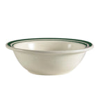Thumbnail image #1 for CAC China Emerald CES-10 Stoneware Ceramic Grapefruit Bowl, 13 oz, 6-3/8" Diameter Case of 3 Dozen
