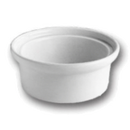 Thumbnail image #1 for Steelite Diversified Ceramics HL630BBWA Round China Casserole Dish, 9 oz, 4.75 x 2.25 in, Bright White Case of 2 Dozen