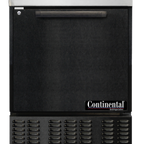 Thumbnail image #1 for Continental Refrigerator UCF24N-B Undercounter Freezer, 24"W, 4.1 cu. ft., 1 Reversible Solid Door, Stainless Steel Top