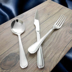 Thumbnail image #2 for Thunder Group Atlantic SLAT207 18/10 Stainless Steel Salad Fork, 6-4/5" Long, 2.4mm Thick Case of 25 Dozen