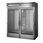 Thumbnail image #1 for Utility Refrigerator RTR-60-SS-2G-2G-H Roll-Thru Refrigerator, 64.8 cu. ft., Two-Section, Glass Doors, Stainless Steel, Self-Contained