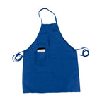 Thumbnail image #1 for Thunder Group CA3326BL Full-Length Bib Apron with Pocket, 33" x 26", 65/35 Poly/Cotton, Blue Case of 12