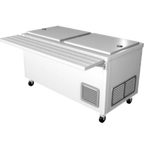 Thumbnail image #1 for IMC/Teddy SICC-35 Mobile Stainless Steel Ice Cream Freezer Counter, 2.35 cu. ft., 35"W x 36"H