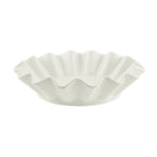 Thumbnail image #1 for Ten Strawberry Street Whittier WTR-8RFLBWL Round Ruffled Porcelain Bowl, 8 oz, 7-3/4" Case of 24