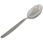 Thumbnail image #1 for JB Prince Chef Gray Kunz U716 Solid Sauce Spoon, 1-5/16 Tbsp Capacity, 7-1/2"L, 18/10 Stainless Steel