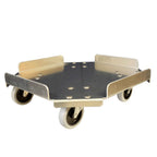 Thumbnail image #1 for Lockwood BKD-1616 Octagonal Aluminum Keg Dolly, Holds 1 Keg, 3-Inch Swivel Casters