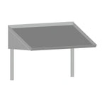 Thumbnail image #1 for SPG International Universal Stainless DTO-11-C Slant Rack Shelf, Cantilevered, Per Linear Foot