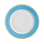 Thumbnail image #1 for G.E.T. Corona, Calypso PA1601902724 . . Round Porcelain Plate, 10-5/8" Diameter, Rolled Edge Dozen Case of 2 Dozen