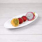Thumbnail image #2 for G.E.T. Moderne - EGS M167P-NW 16-Inch Oblong White Melamine Platter Case of 6