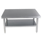 Thumbnail image #1 for Winholt Equipment ES-S2428H28 Stainless Steel Machine Equipment Stand with Undershelf, 28W x 24D x 28H
