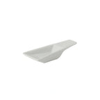 Thumbnail image #1 for Tuxton China Accessories GZP-704 Rectangular Tasting Spoon, 2.125"W x 4.375"D x 1.125"H, 0.5 oz capacity, vitrified china, chip Case of 2 Dozen