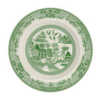 Thumbnail image #1 for Steelite International HL Ivory HL38063895 Round China Pasta Bowl, 20 oz, 11 in, Willow Green 1 Dozen