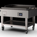 Thumbnail image #4 for Evo Elevation 40E Adjustable-Height Stainless Steel Equipment Cart with Dry Storage Shelf and Casters