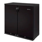 Thumbnail image #1 for Infrico USA IMD-ERV25SD Narrow Back Bar Cooler, 1 Solid Swing Door, Black Exterior, 8.0 cu. ft.