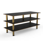 Thumbnail image #1 for Steelite International Mogogo, Modular MGCMLB09MBXF 3-Tier Rectangular Modular Midhole Display Unit, 71 x 29-1/2 x 35 in, Laminated Wood