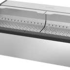 Thumbnail image #1 for Merco CrispyMax™ MCG3527NNN Countertop Quad-Lane Heated Serving Station with Convective Airflow, Stainless Steel