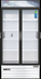 Thumbnail image #5 for Everest EMSGR33C 2-Section Reach-In Glass Door Chromatography Refrigerator, 36 Cu. Ft., Bottom-Mounted Self-Contained